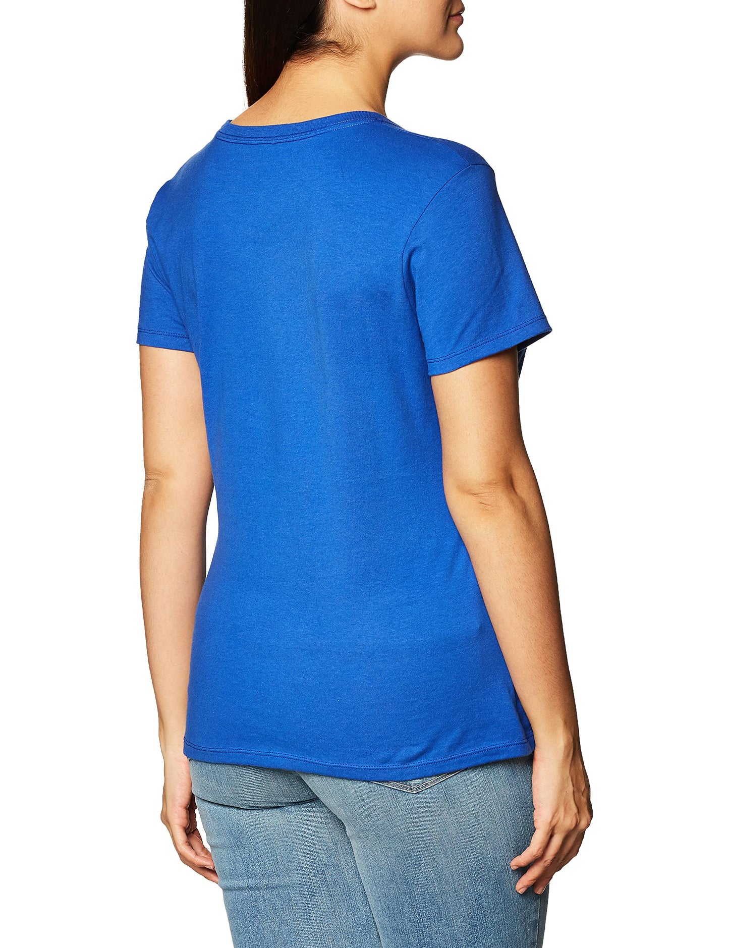 Hanes Women's Perfect-T Short Sleeve T-Shirt, Deep Royal, XX-Large