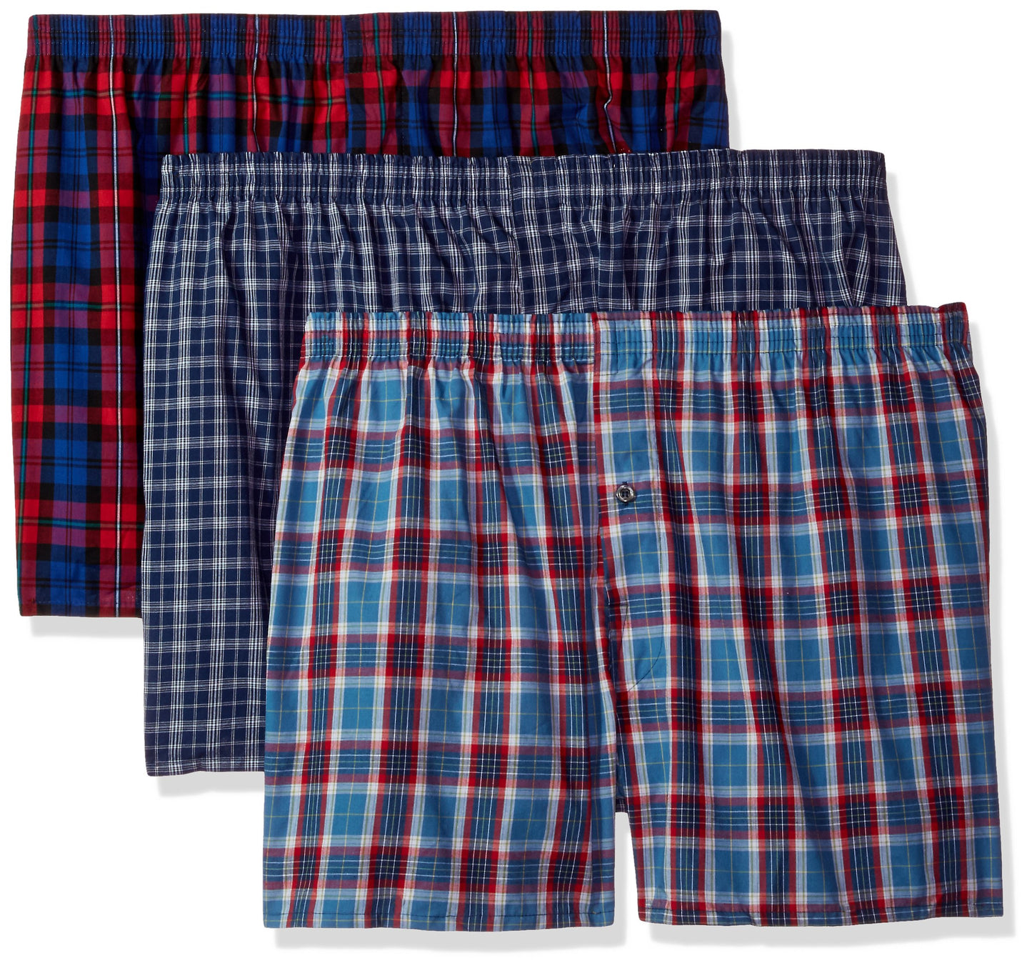 Fruit of the Loom Men's 3-Pack Premium Big Man Boxer, assorted, 4X-Large
