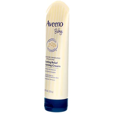 Aveeno Baby Soothing Relief Moisturizing Cream 8 oz. Tube - 12 per case.