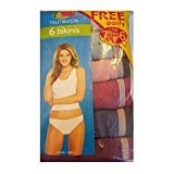 Fruit of the Loom 7-Pack of Ladie's Heather Bikinis (9 (44" - 45"))
