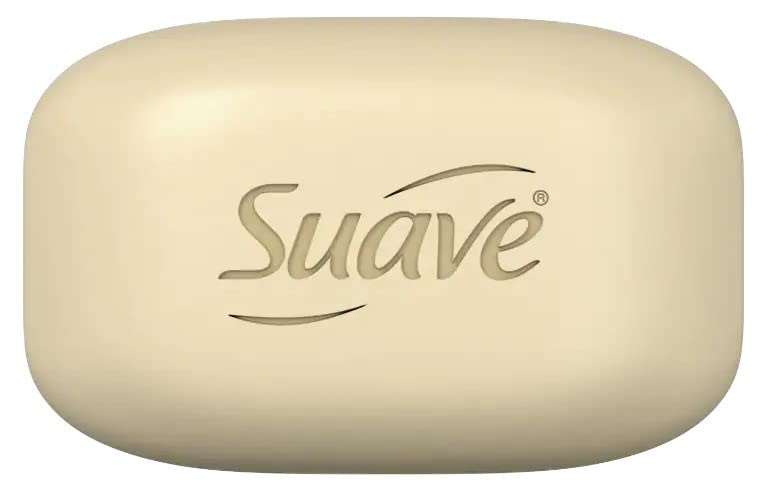 Suave Essentials Cocoa Shea Calming Bar Soap, 2 count bars