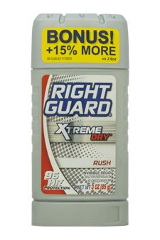 Right Guard Xtreme Dry Rush Invisible Solid Antiperspirant & Deodorant Right Guard Men - 2.6 Oz Deodorant Stick