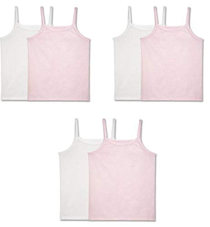 Fruit of the Loom Girls' Assorted Cami (Pack of 5), Small