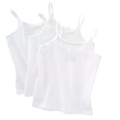 Hanes TV3CWH Classics Toddler Girls Cami Size 2-344; White