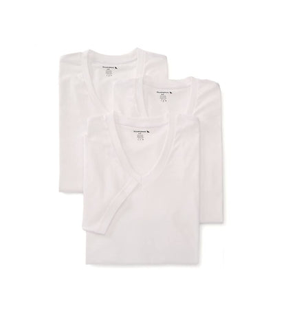Munsingwear Cotton V-Neck T-Shirts - 3 Pack (MW52) XL/White