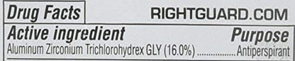 Right Guard Xtreme Fresh Antiperspirant Deodorant Invisible Solid Stick, Energy, 2.6 Ounce