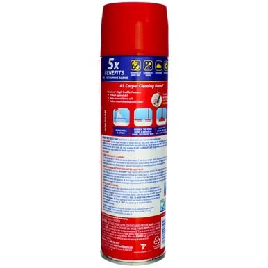 Resolve High Traffic Carpet Foam, 22 oz Can, Cleans Freshens Softens & Removes Stains (Pack of 2)