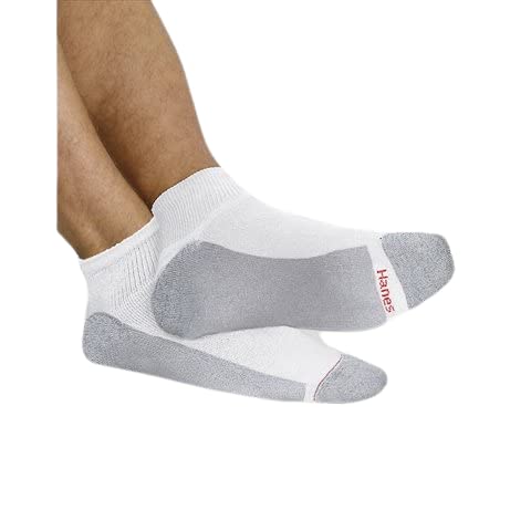 Hanes Men's Cushion Ankle Socks 6-Pack