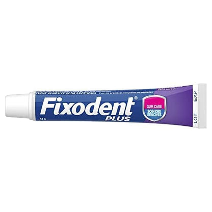 Fixodent Plus Denture Adhesive Cream 2 oz
