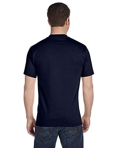 byHanes Hanes Men's Tagless ComfortSoft Crewneck T-Shirt (Pack Of 5) (Navy, Small)