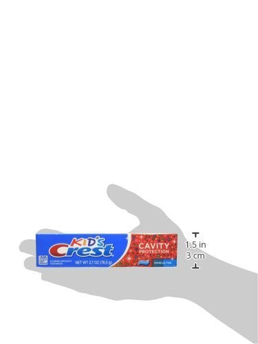 Kids Crest Toothpaste - Cavity Protection, 2.7 Oz,(pack of 6)