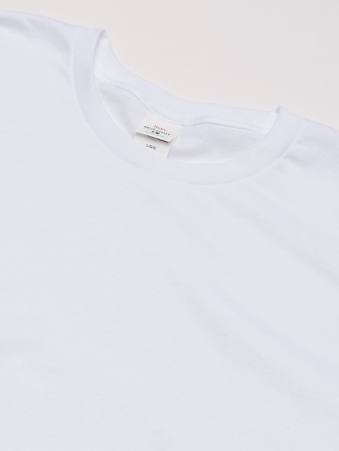 Hanes Men's Ecosmart T-Shirt (Pack of 6), White, Medium