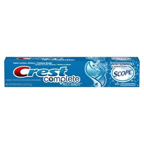 Crest Whitening Plus Scope Cool Pepperment Toothpaste 6 oz (Pack of 12)