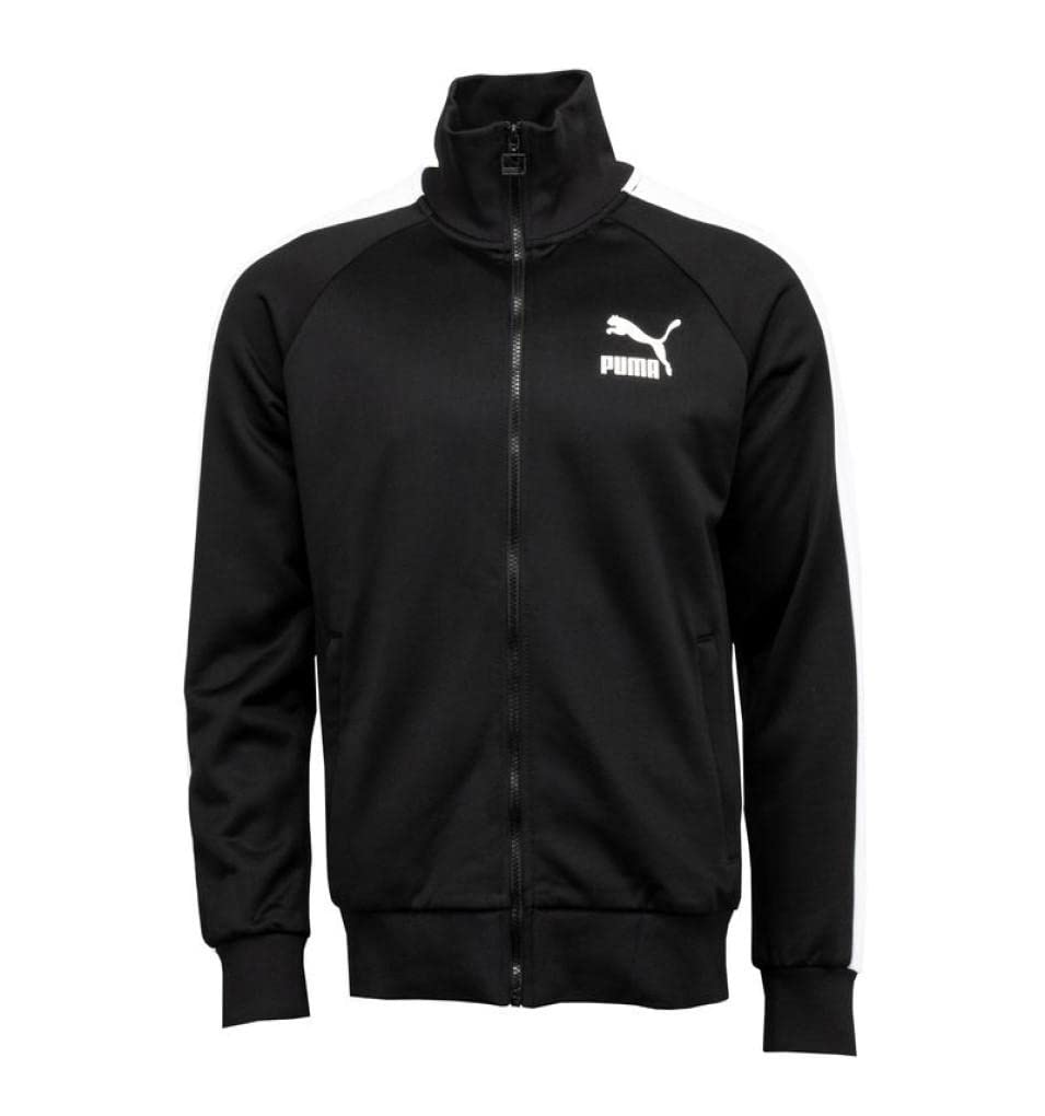 PUMA Men's Iconic T7 Track Jacket, Black, XXL