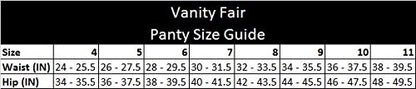 Vanity Fair Womens Beyond Comfort Hi-Cut Panty, 6, Damask Neutral