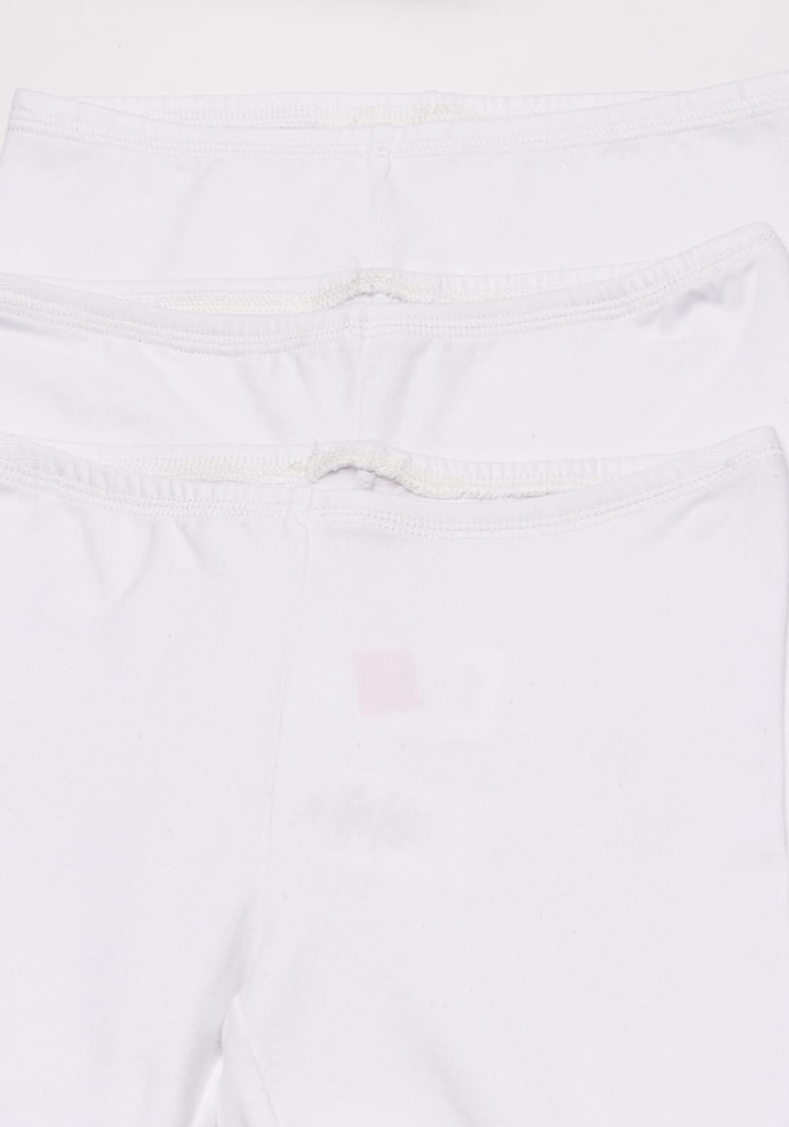 Hanes girls (Pack of 3) Legging, White, X-Small US