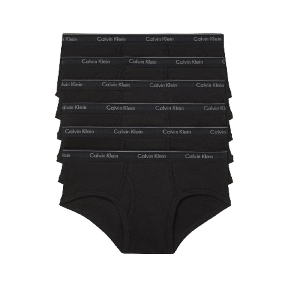 Calvin Klein Men's Cotton Classics Multipack Briefs, White (6 Pack), S
