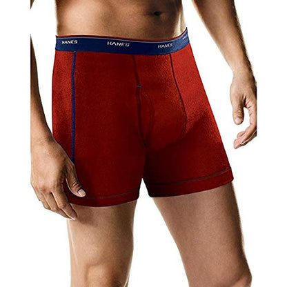 Hanes Men's 5-Pack Sports-Inspired FreshIQ Boxer Brief (Assorted, XXX-Large)