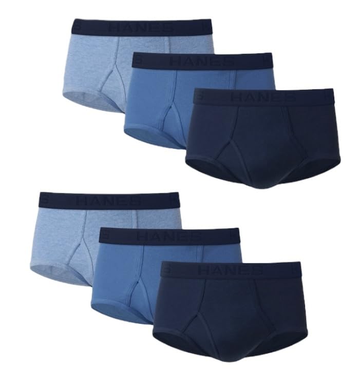 Hanes Ultimate Men's 6-Pack Classics Full-Cut Brief, Assorted, X-Large