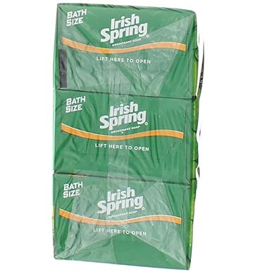 Irish Spring Deodorant Bar Soap, Original, 3.75 oz bars, 3 ea (Pack of 12)