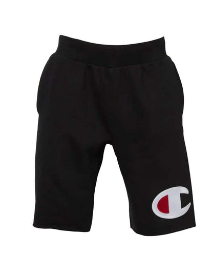Champion LIFE Reverse Weave Cut Off Shorts, Big C Black, Medium