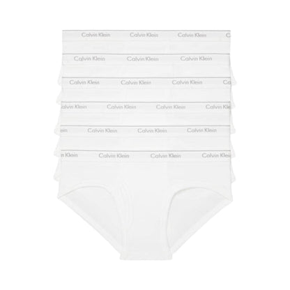 Calvin Klein Men's Cotton Classics Multipack Briefs, White (6 Pack), S