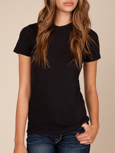 Alternative Men's Crew T-Shirt, Eco True Black, X-Large