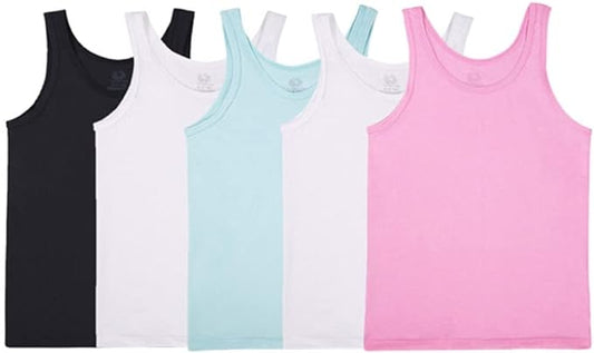 Fruit of the Loom Girls' Undershirts Tanks