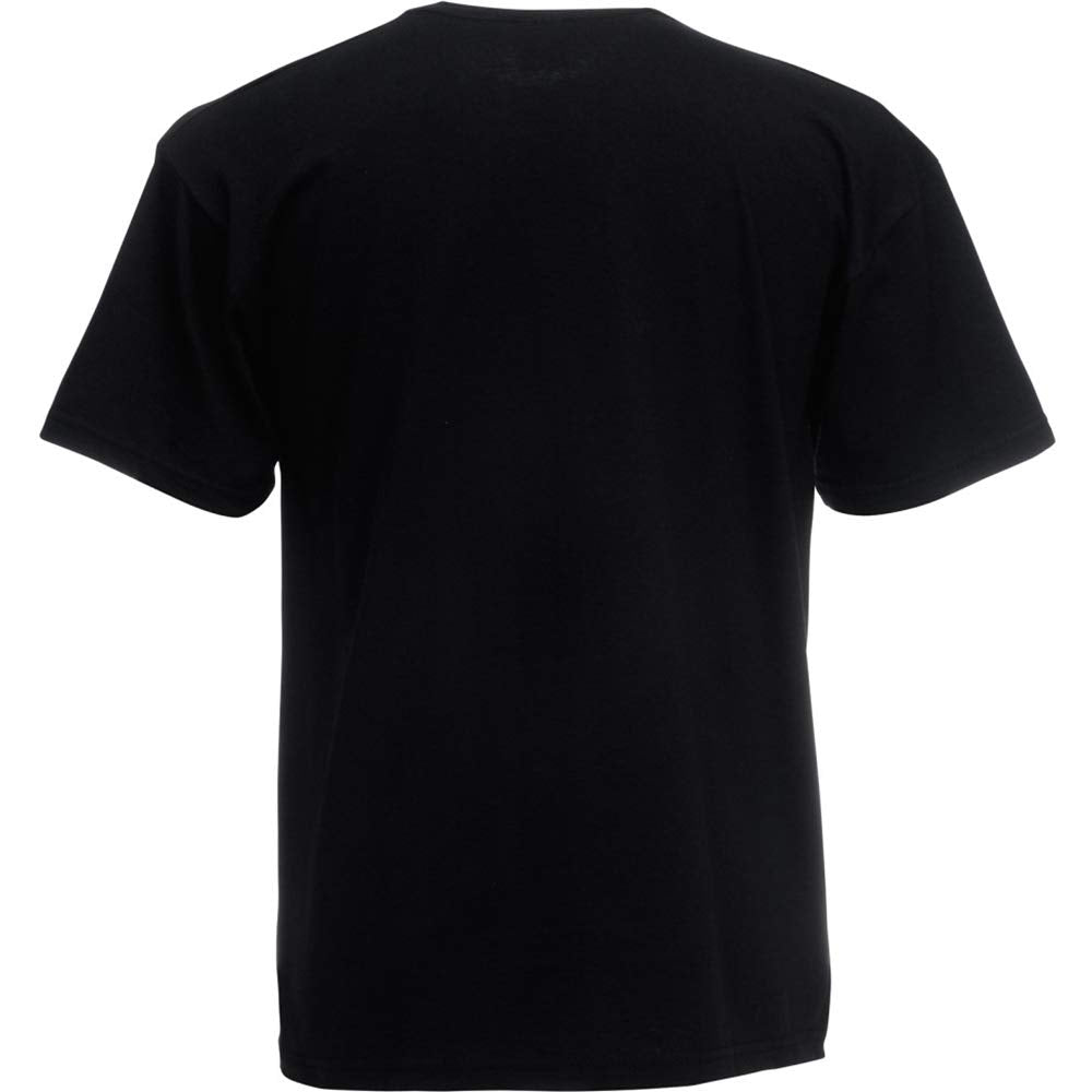 Fruit of the Loom Men's Valueweight V-Neck T-Short Sleeve T-Shirt Medium White