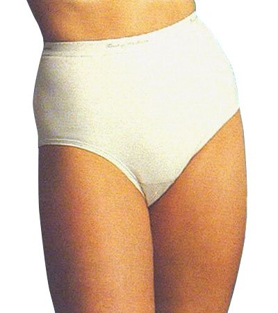Fruit of the Loom Women's Classic White 3-Pack Brief Panties, White, 3X-Large (10)
