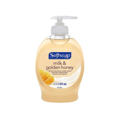 Softsoap Moisturizing Hand Soap, Milk & Golden Honey 7.5 oz (Pack of 7)