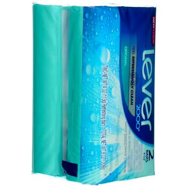 Lever 2000 Original Refreshing Bar Soap, Perfectly Fresh 4 oz, 2 ea (Pack of 24)