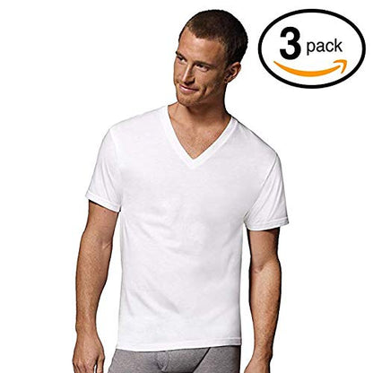Hanes Men's White A-Shirt 3-Pack White Color (White, X-Large Tall)