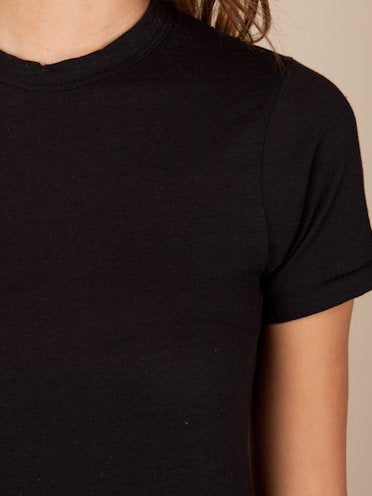 Alternative Men's Crew T-Shirt, Eco True Black, X-Large
