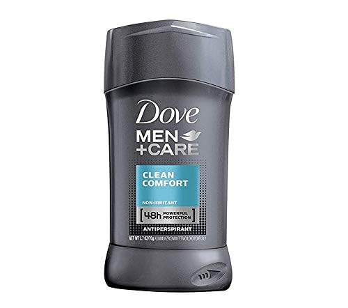 Dove Men+Care Antiperspirant Deodorant Stick Clean Comfort 2.7 oz (Pack of 8)