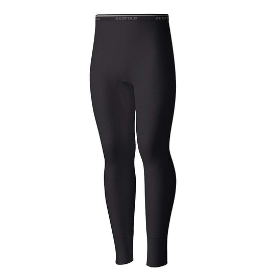 Duofold Boys Light Weight Double Layer Thermal Pant, Black, X-Large