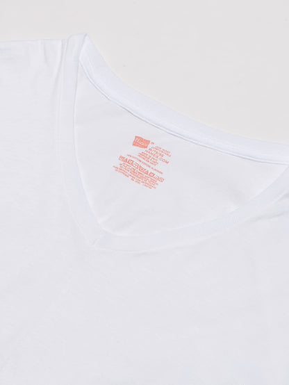 Hanes Ultimate Men's 6-Pack Best V-Neck T-Shirt