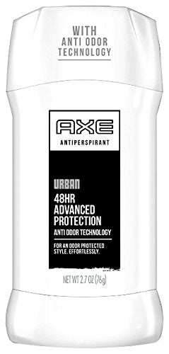 Axe Antiperspirant Deodorant Stick for Men, Urban, Advanced Protection 2.7 Ounces (Pack of 2)