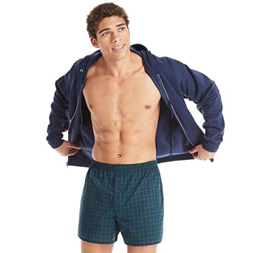 Hanes Men Hanes Ultimate Men's Big Tartan Boxers, 5-Pack Assorted Colors