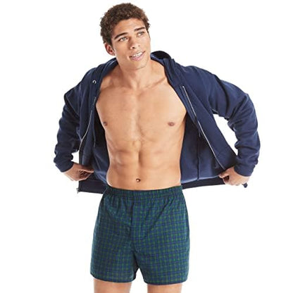 Hanes Men Hanes Ultimate Men's Big Tartan Boxers, 5-Pack Assorted Colors