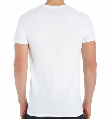 Fruit of the Loom Men'sExtended Sizes V-Neck T-Shirt, White, XXX-Large(Pack of 3)