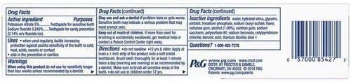 Crest Sensitivity Whitening and Scope Minty Fresh Toothpaste, 6 oz - 2 Tubes