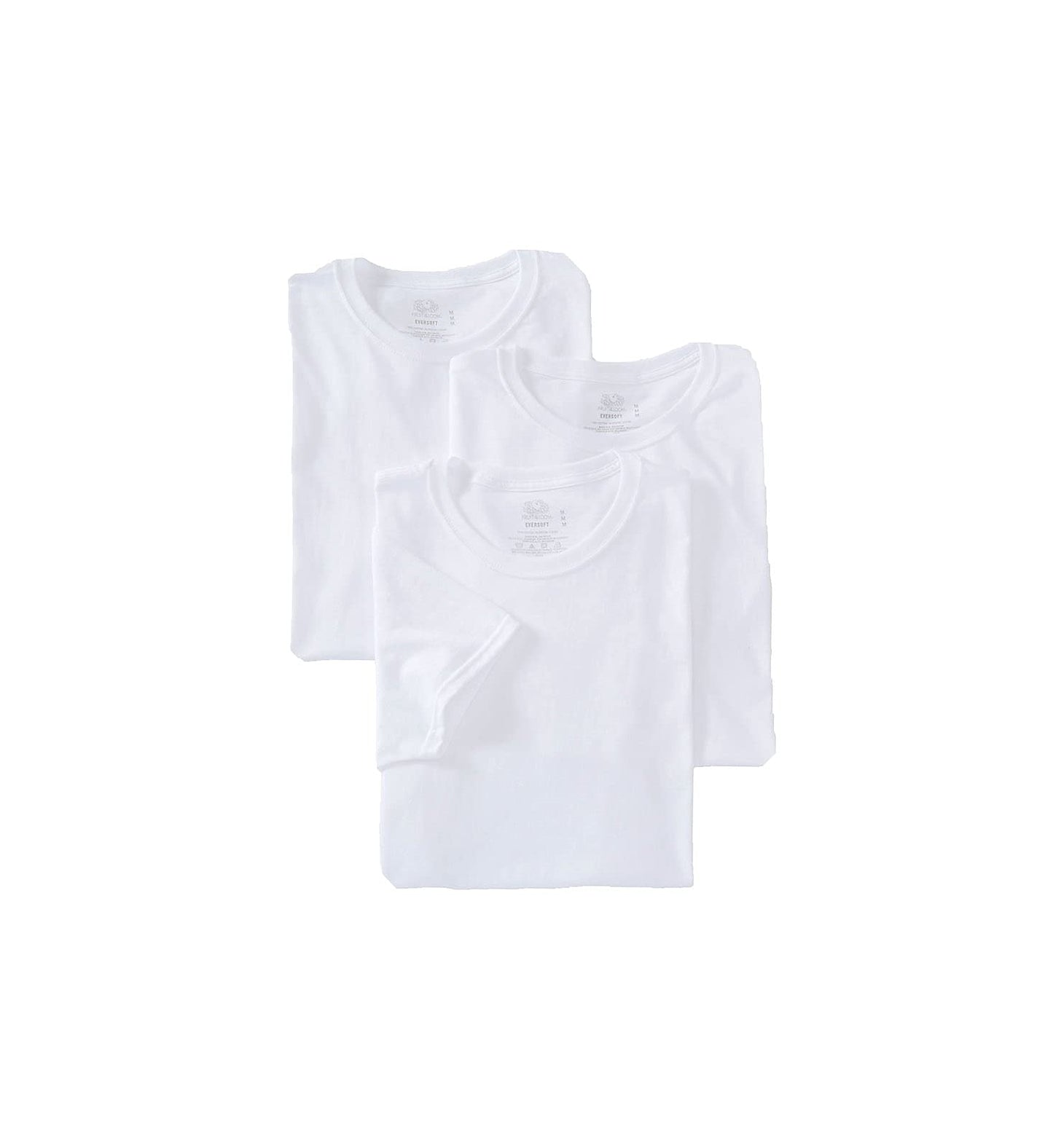 Fruit of the Loom 2828 3 Pack Small Crew Neck T Shirt,White