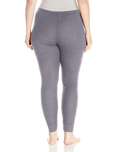 Fruit of the Loom Women's Plus Size Fit for Me Waffle Thermal Bottom, Arctic White, 1X