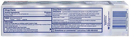 (PACK OF 2 TUBES) Colgate Total ADVANCED TOOTH WHITENING Toothpaste. Whitens & Removes Surface Stains! ANTI-CAVITY FLUORIDE, ANTI-GINGIVITIS & ANTI-PLAQUE! (Pack of 2 Tubes, 8.0oz each Tube)
