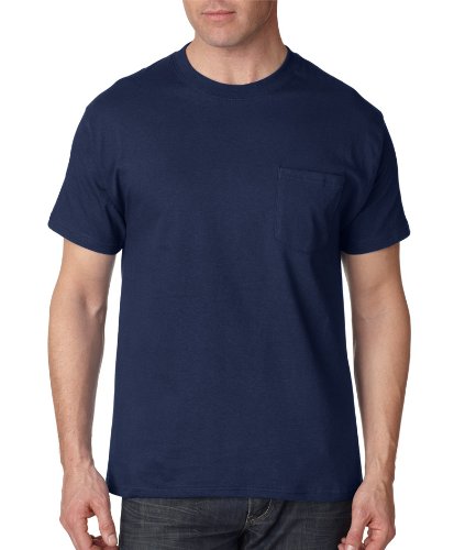 Hanes Beefy-T Adult Pocket T-Shirt 2 Pack