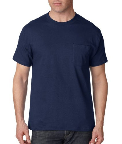 Hanes Beefy-T Adult Pocket T-Shirt 2 Pack