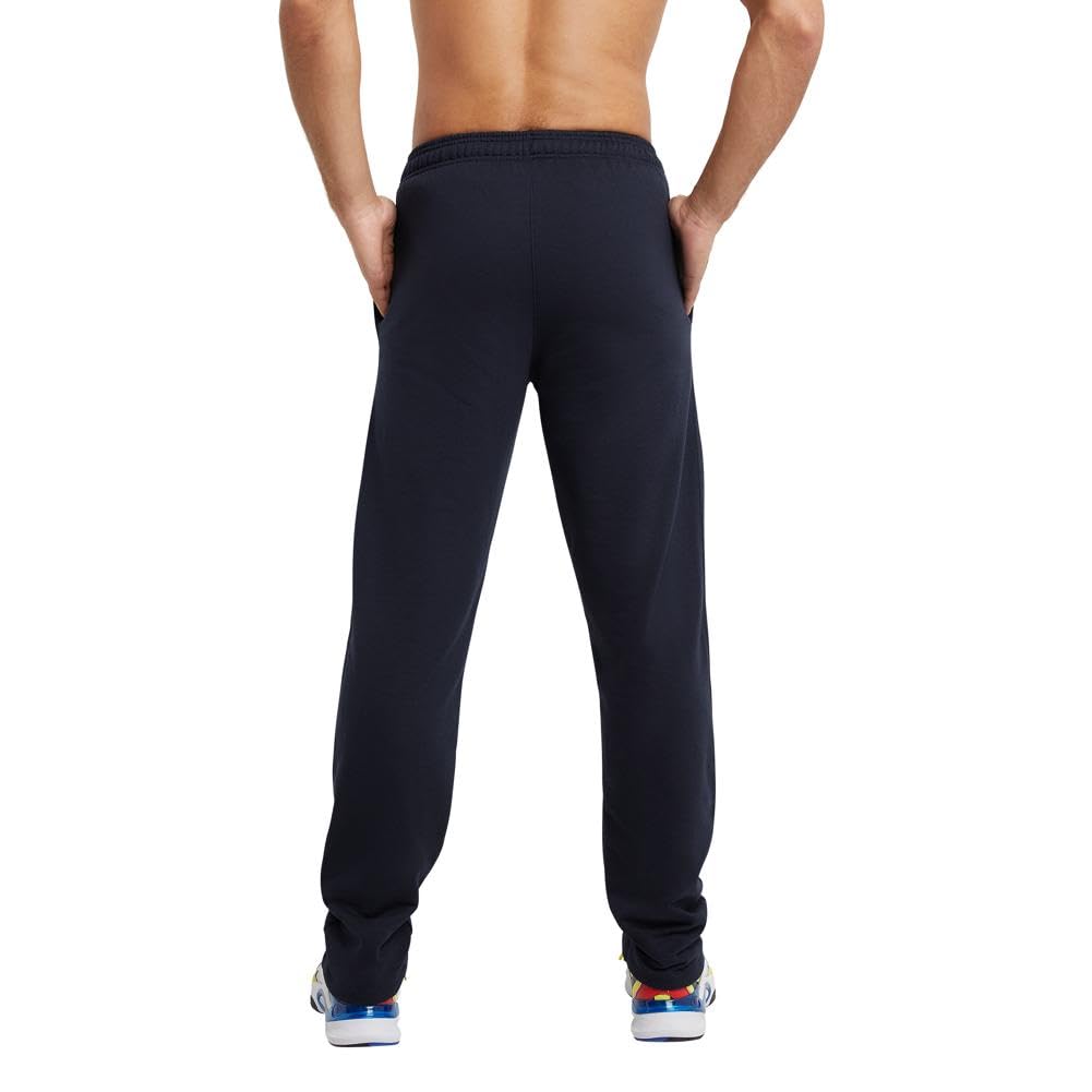 Champion Men's Sweatpants, Powerblend, Fleece, Open-Bottom Sweatpants, Small
