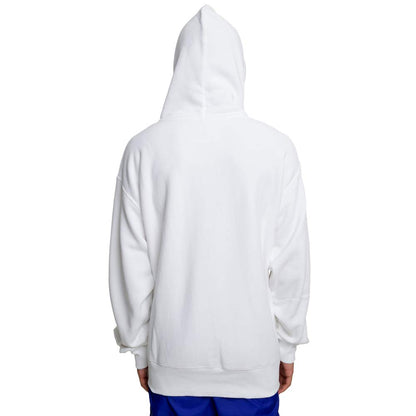 Champion Men's Reverse Weave Pullover Script Logo, White-Y07471, LARGE