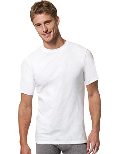 Hanes 2535X4 Mens X-Temp Cool Crewneck Undershirt 4-Pack - Assorted - M